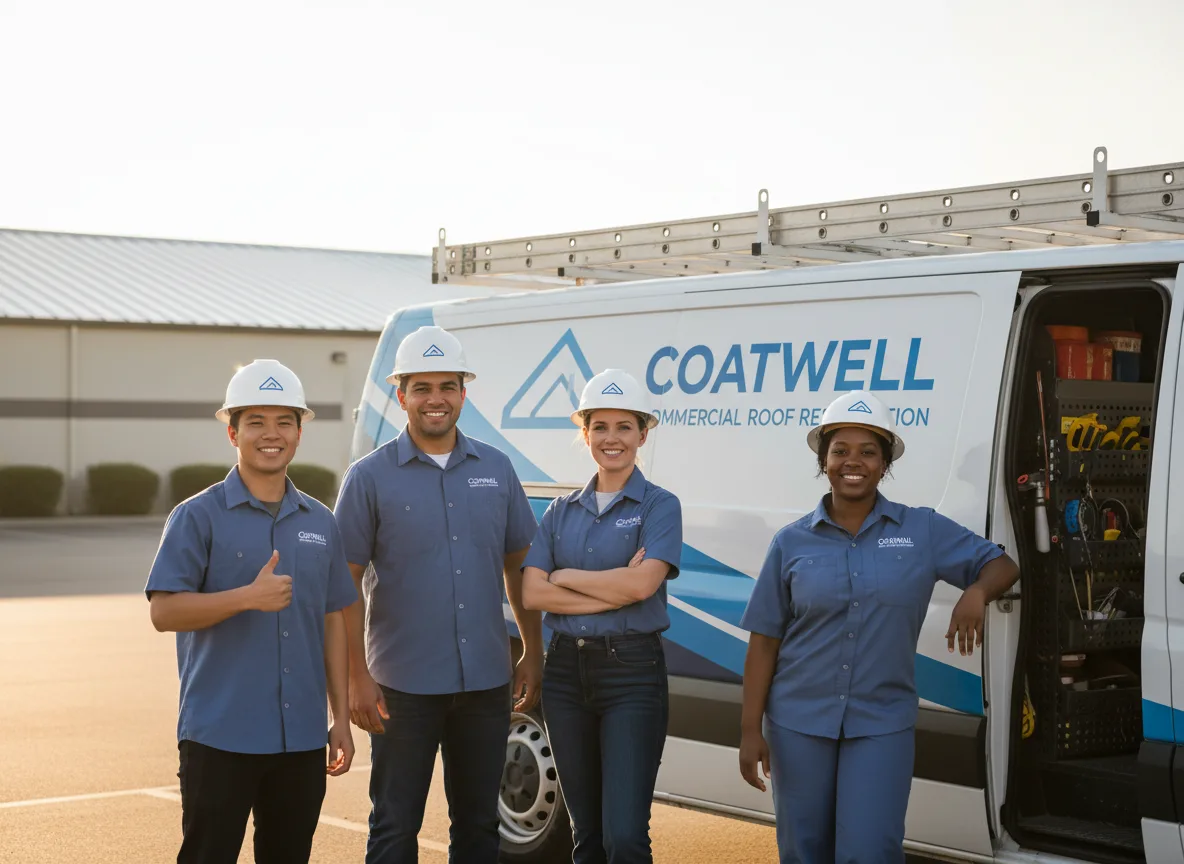 Commercial roof coating company in Hope, ID